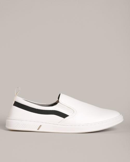 mid top slip on sneakers