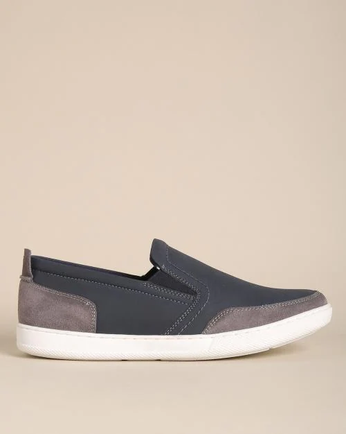 Colourblock Slip-On Casual Shoes