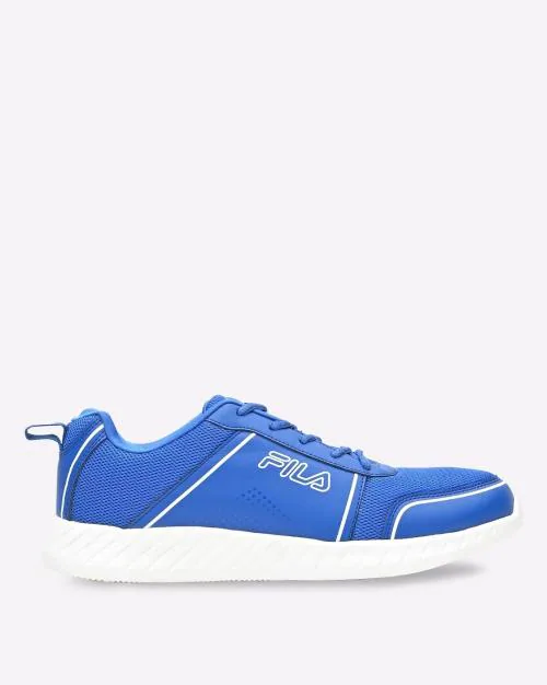 Plano Panelled Lace-up Sports Shoes