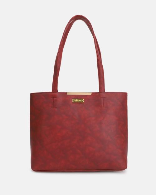 Tote Bag with Snap Button Closure