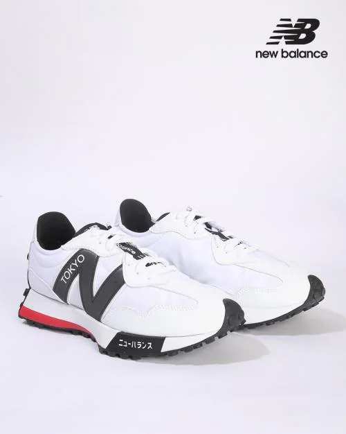 327 - Twin City Panelled Lace-Up Sneakers