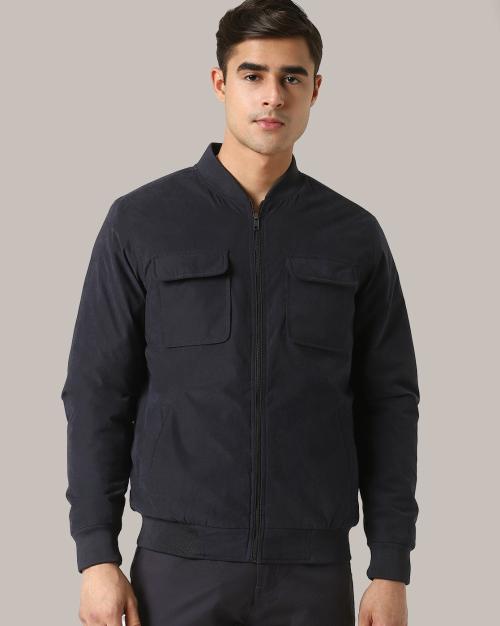 Buy Bomber Jacket with Flap Pockets Online at Best Prices in India