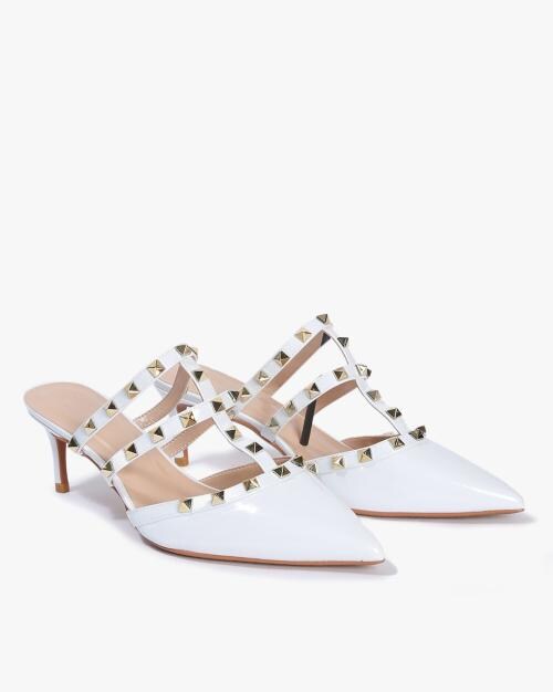 Embellished Pointed-Toe Kitten Heels