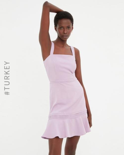 Square-Neck Skater Dress