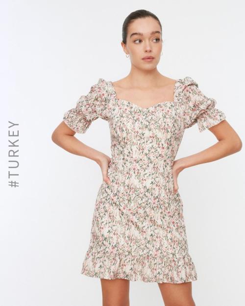 Floral Print Sheath Dress