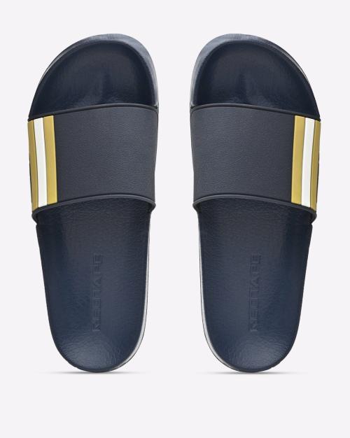 Logo Embossed Slides with Contrast Panels