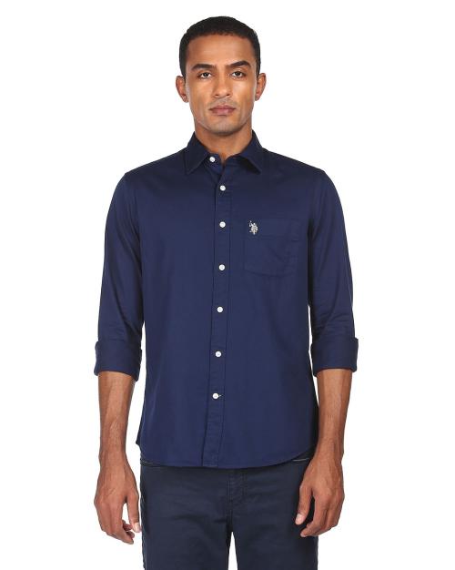 Shirt with Patch Pocket