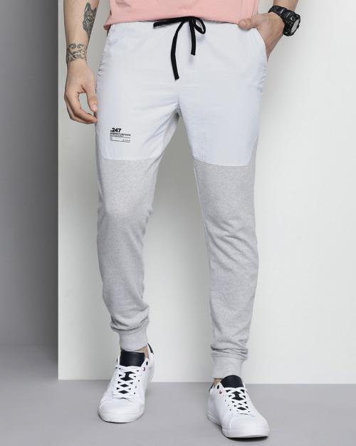 Men Slim Fit Joggers with Insert Pockets