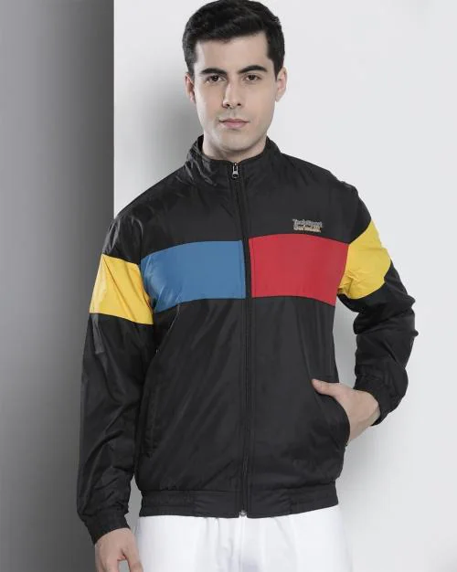 Zip-Front Regular Fit Windbreaker