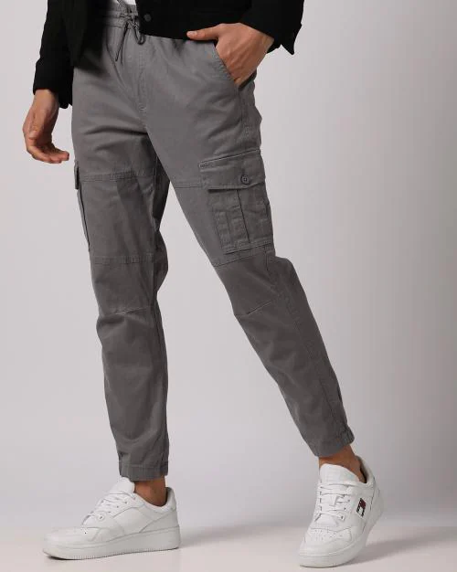 Flat-Front Cargo Pants