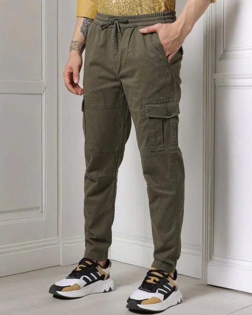 Flat-Front Cargo Pants