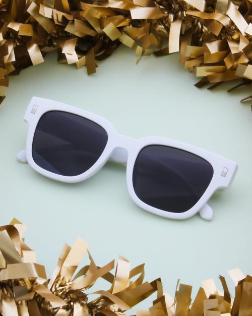 TS-2281-WHT UV-Protected Wayfarer Sunglasses