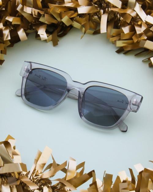 TS-2281-GRY UV-Protected Wayfarer Sunglasses