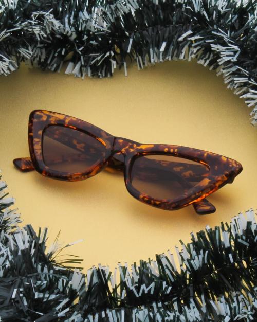 TS-2268-Demi UV Protected Cat-Eye Sunglasses