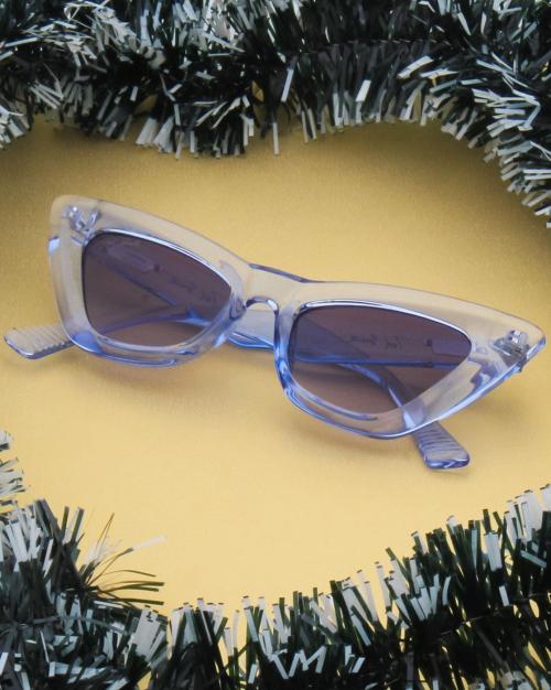 TS-2268-BLU UV Protected Cat-Eye Sunglasses
