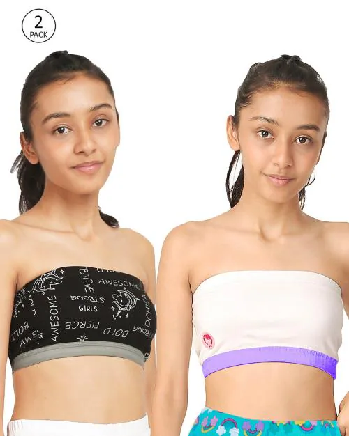 Pack of 2 Non-Padded Bralettes