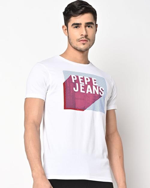 Trevor Printed Slim Fit Crew-Neck T-shirt