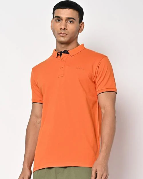 Anton Logo Embroidered Polo T-shirt