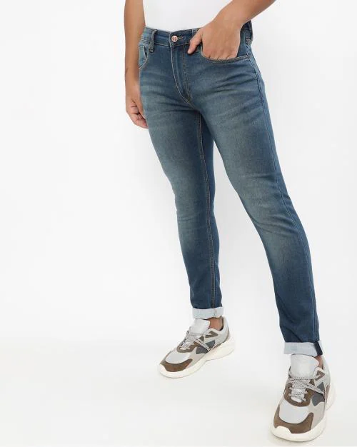 Chester Chinox Lightly Washed Super Skinny Jeans