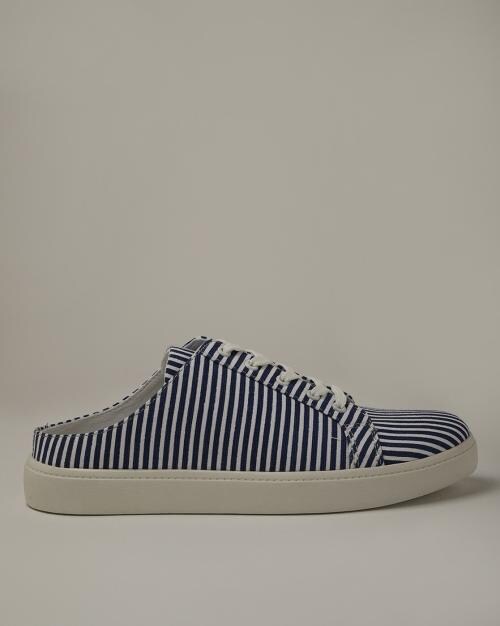 Women Striped Lace-Up Sneakers