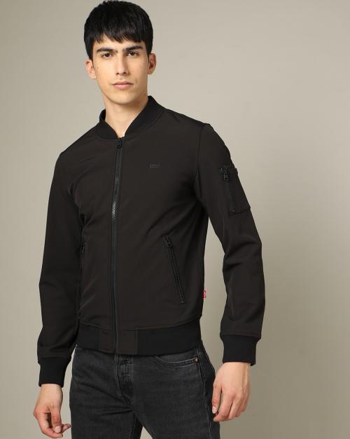 Zip-Front Bomber Jacket