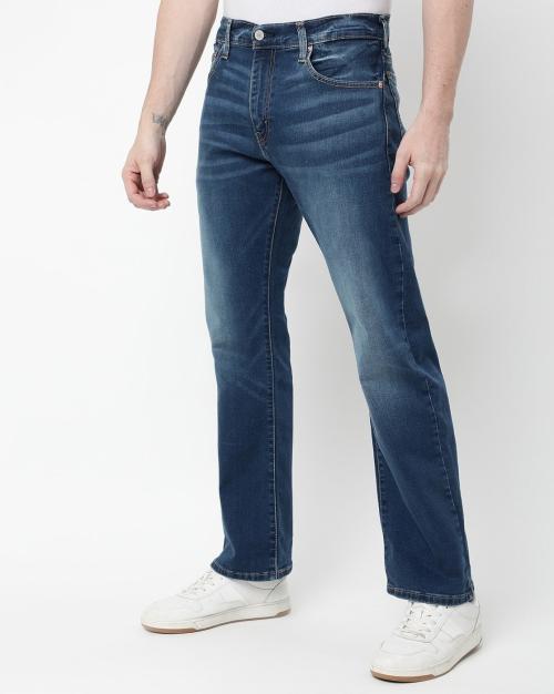 Buy 517 Heavily Washed Slim Bootcut Jeans Online at Best Prices in