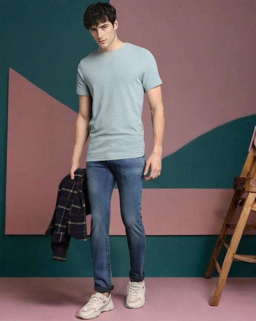 Redloop 65504 Lightly Washed Skinny Fit Jeans
