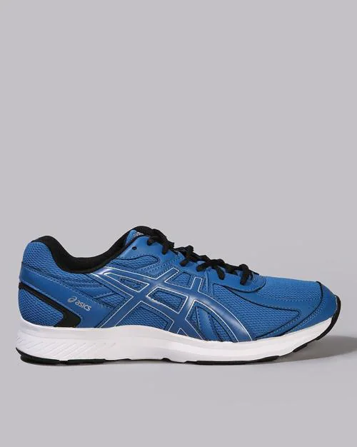 Men ROAD JOG Lace-Up Synthetic Fibre Running Shoes