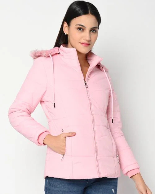 Puffer Jacket with Detachable Hood