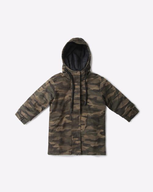 Camouflage Print Hoodie