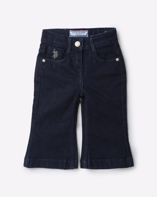 Lightly Washed Bootcut Jeans