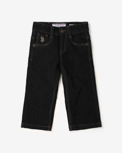 Mid-Rise Cotton Jeans