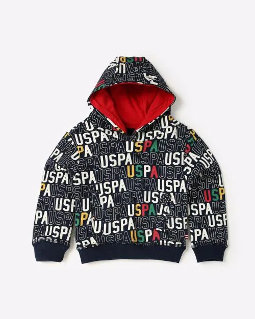 Brand Print Hoodie