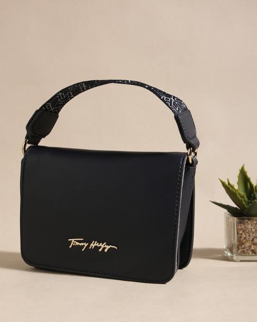 Shoulder Bag with Snap-Button Closure