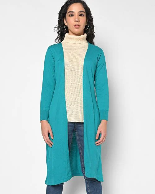 Front-Open Longline Shrug