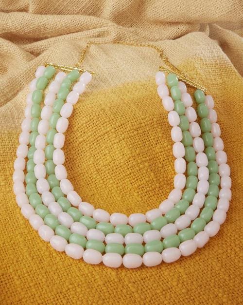 Beaded Multi-Layered Necklace