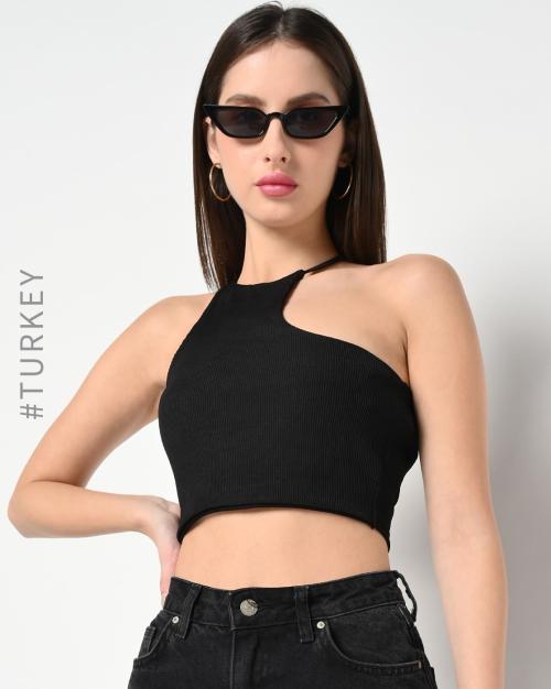 Slim Fit Strappy Crop Top