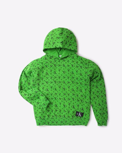 Hoodie with Logo Monogram Grid