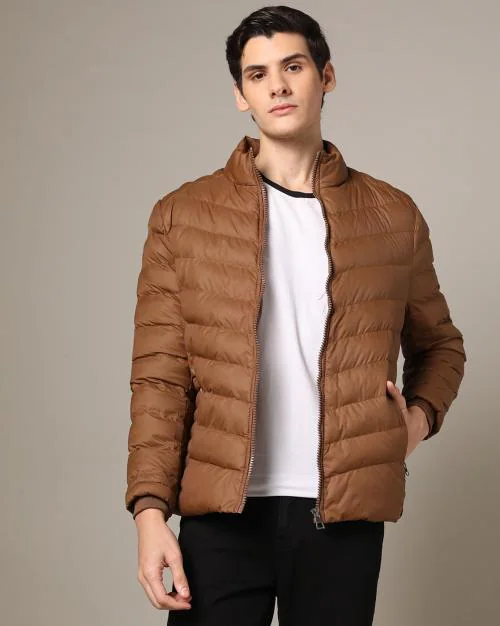 Quilted Jacket with Zipper Pockets