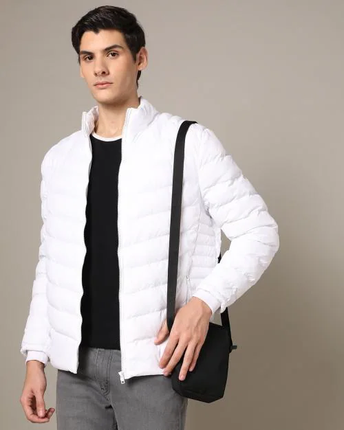 Quilted Jacket with Zipper Pockets