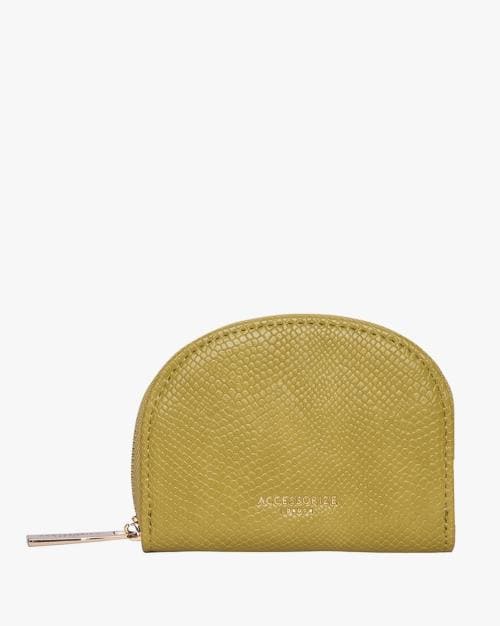 Reptilian Pattern Zip-Around Wallet