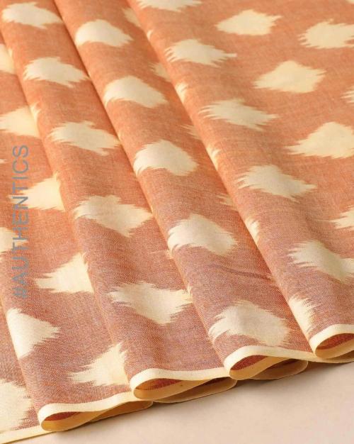 Woven Cotton Pochampally Ikat Dress Material