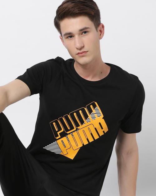 Regular Fit Power Logo Sportstyle Core Crew-Neck T-Shirt