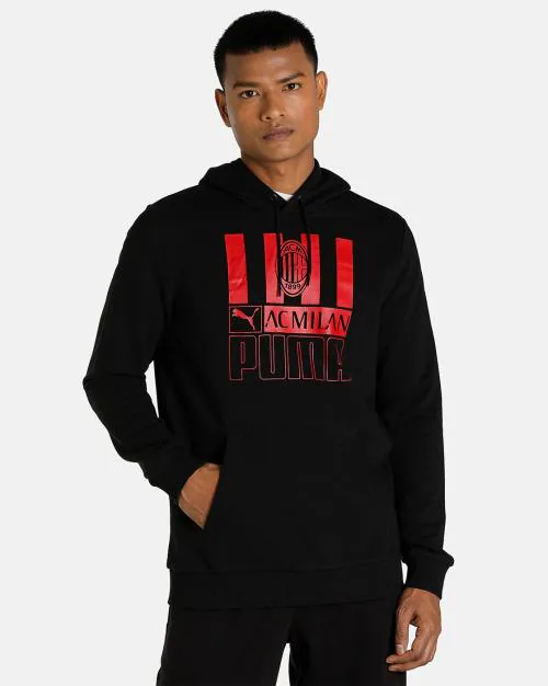 A.C. Milan Football Brand Print Hoodie