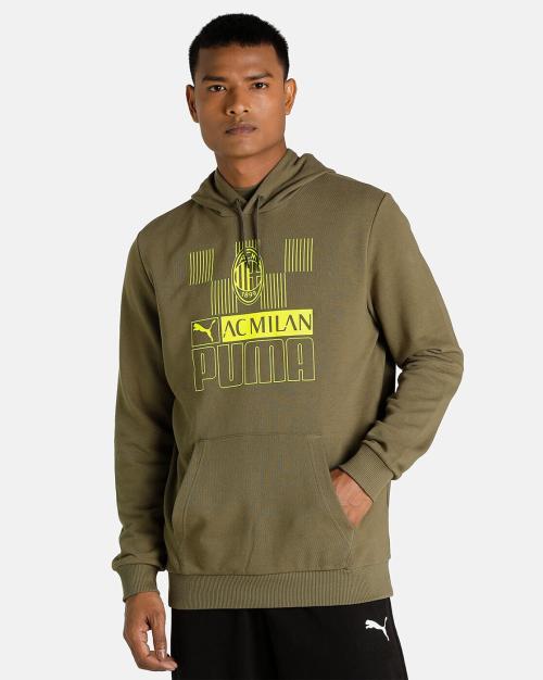 A.C. Milan Football Brand Print Hoodie