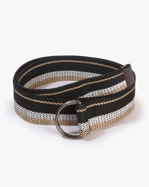 Striped Canvas Belt
