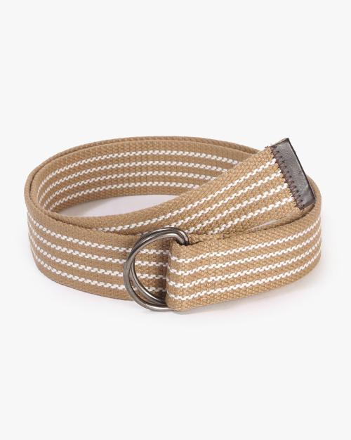 Striped Canvas Belt