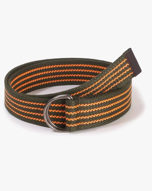 Striped Canvas Belt