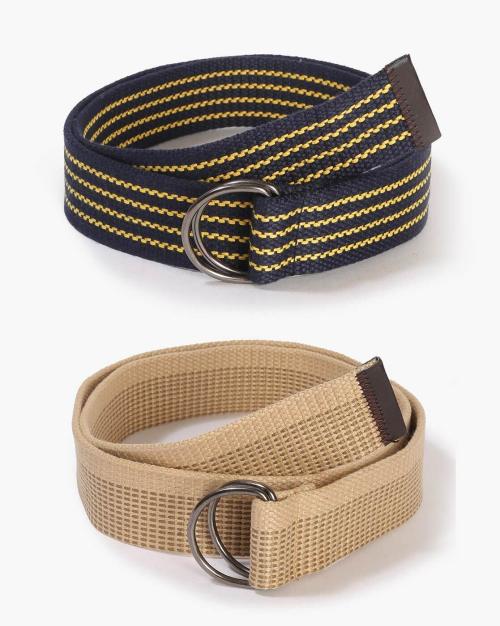 Pack of 2 Canvas Belts