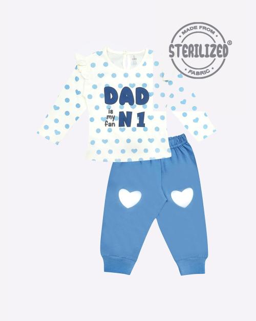 Printed Top & Joggers Set